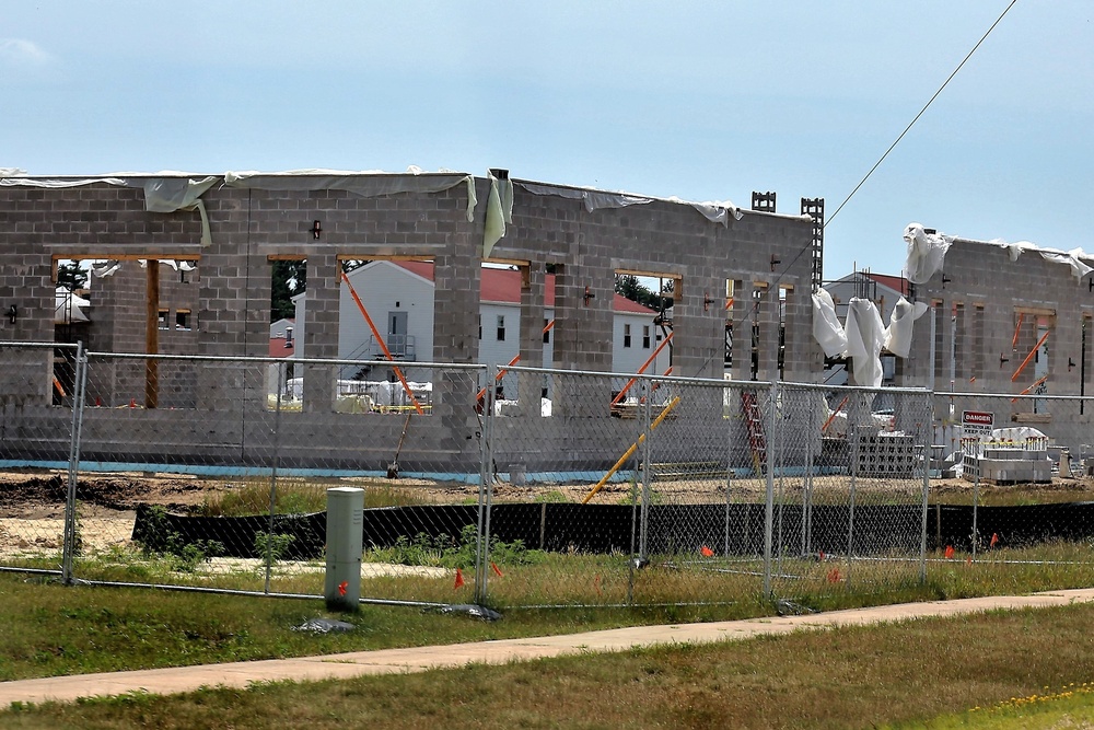 Construction operations at Fort McCoy