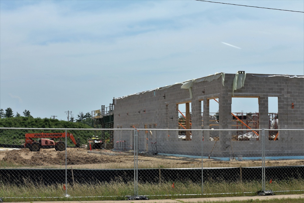 Construction operations at Fort McCoy