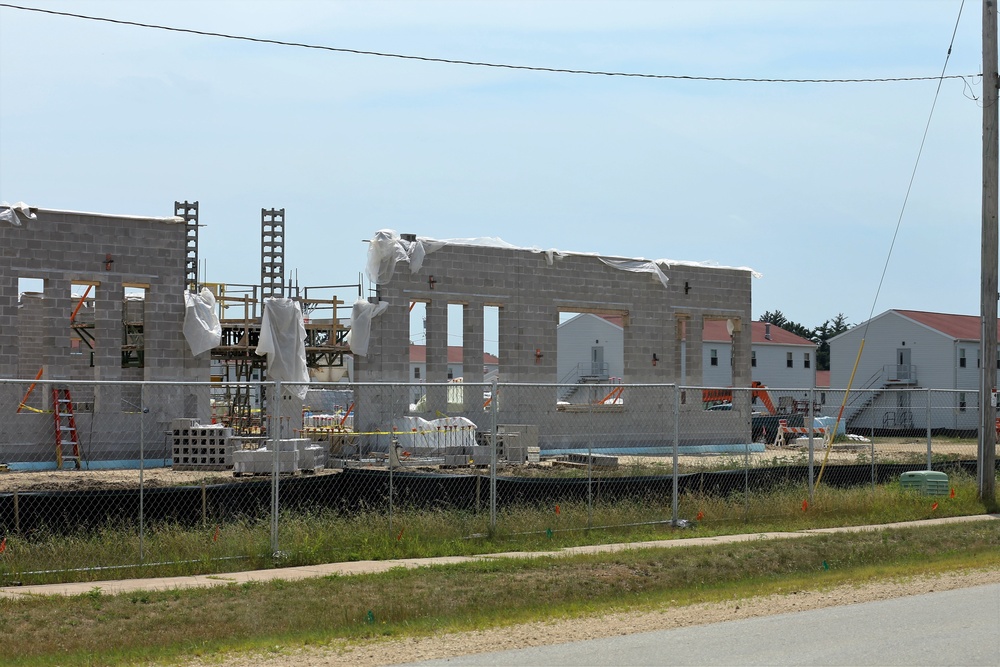 Construction operations at Fort McCoy