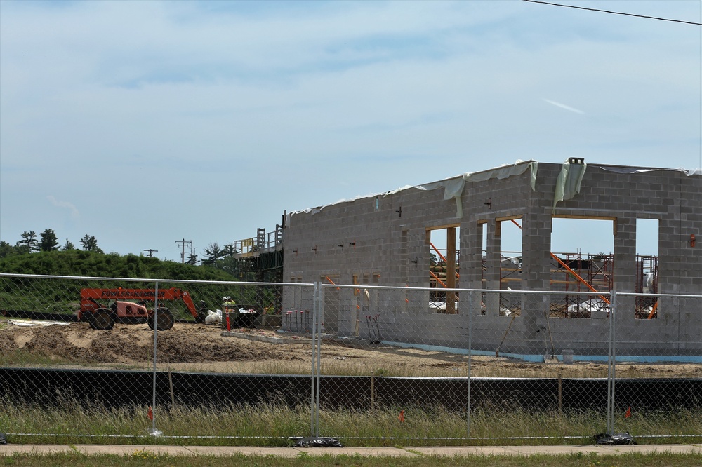 Construction operations at Fort McCoy