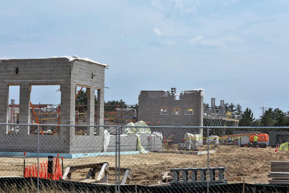 Construction operations at Fort McCoy