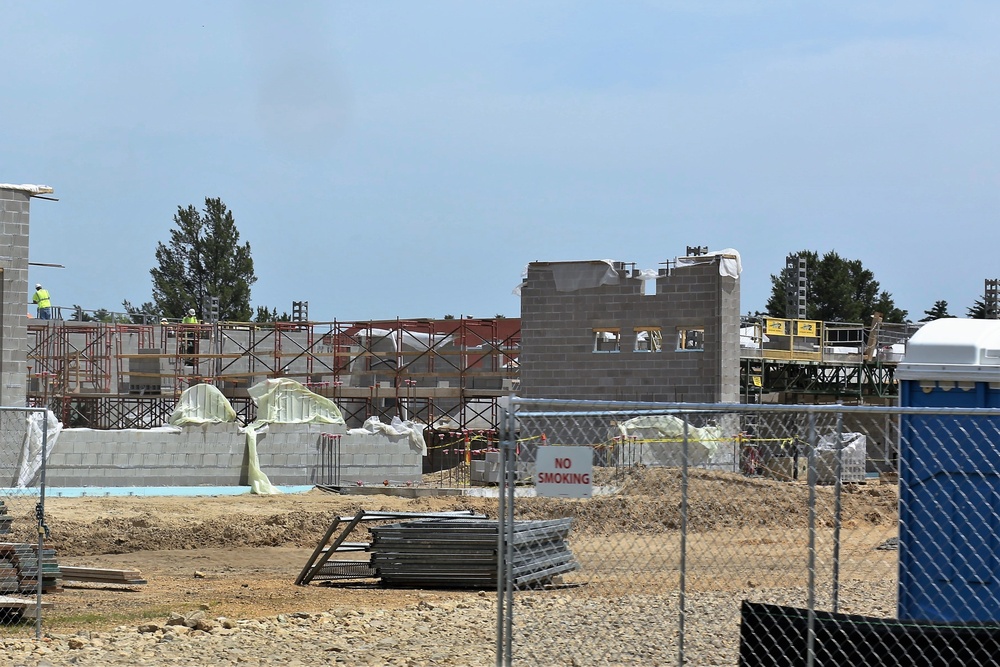 Construction operations at Fort McCoy