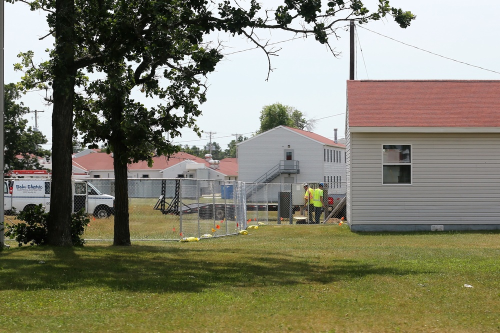 Construction operations at Fort McCoy