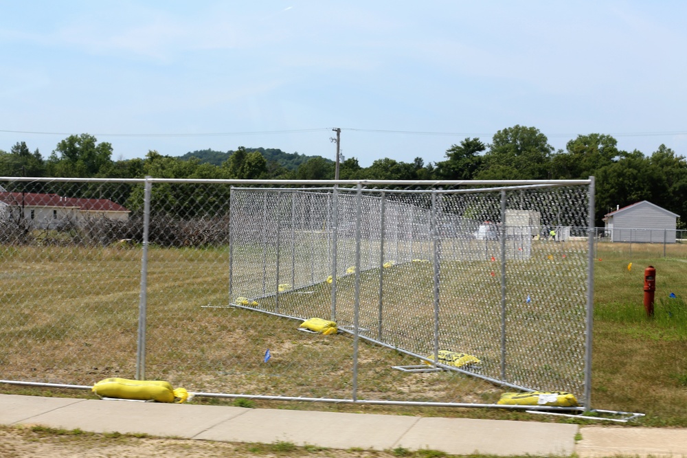 Construction operations at Fort McCoy