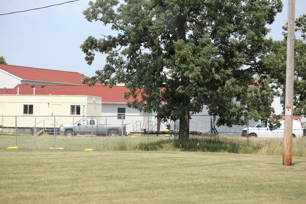 Construction operations at Fort McCoy