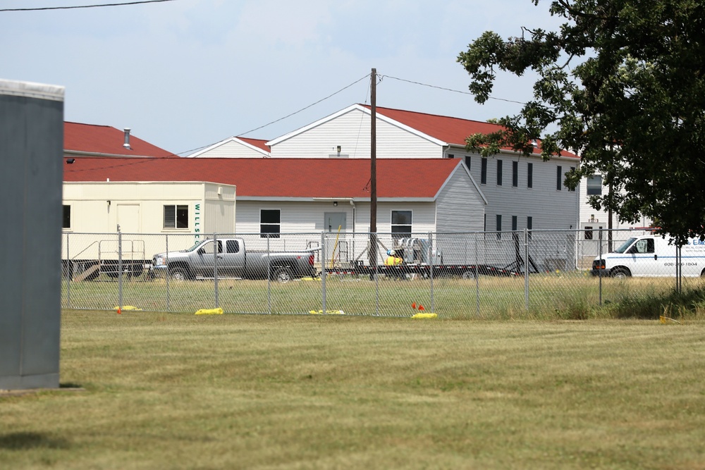 Construction operations at Fort McCoy