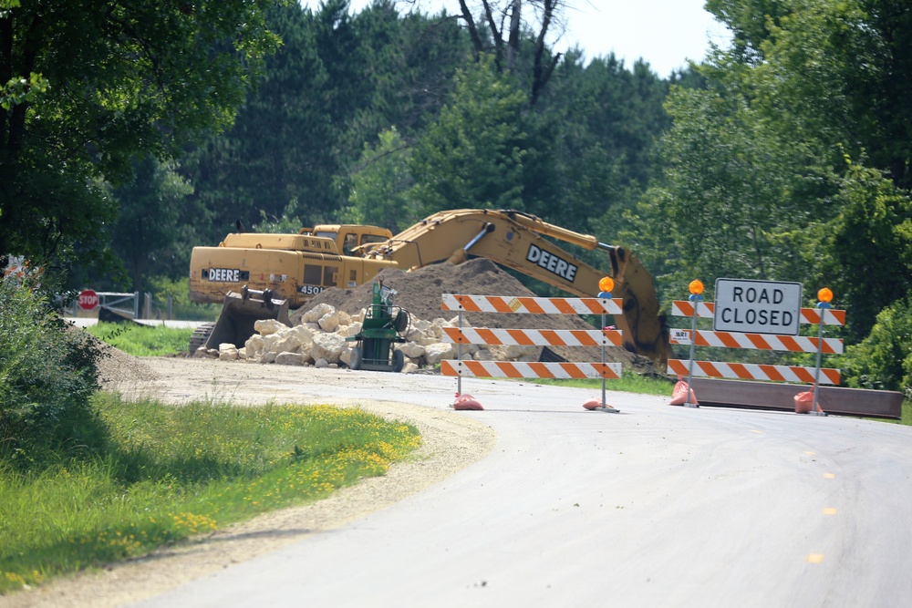 Construction operations at Fort McCoy