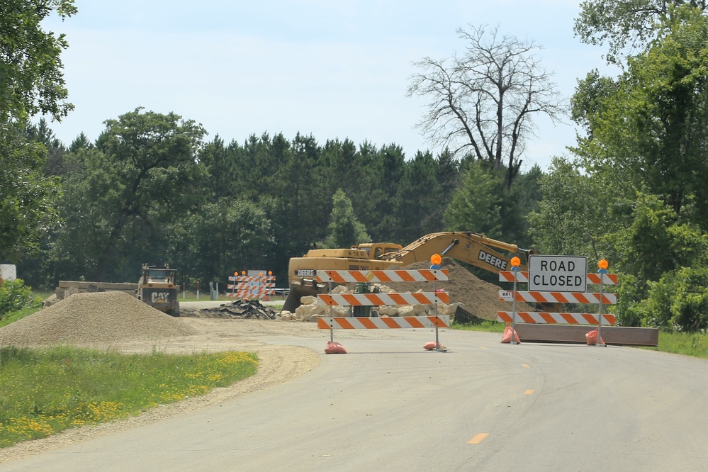 Construction operations at Fort McCoy