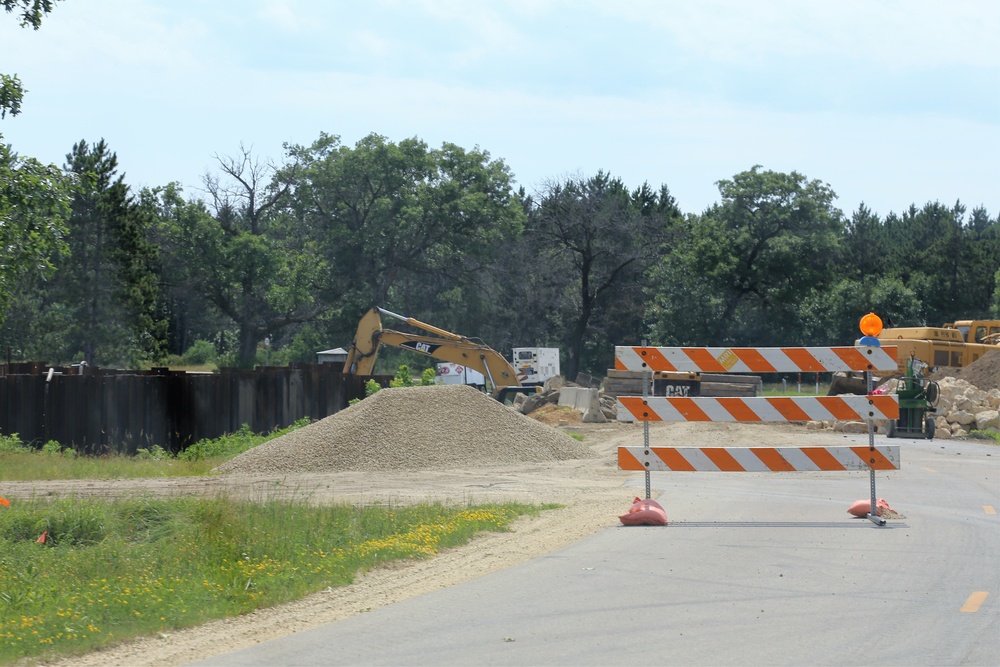 Construction operations at Fort McCoy