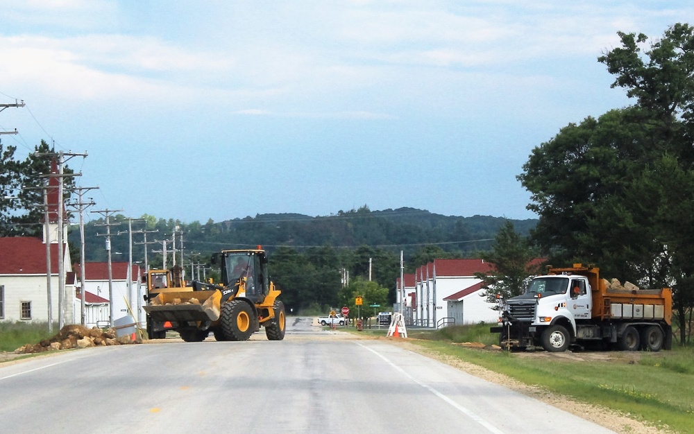 Construction operations at Fort McCoy