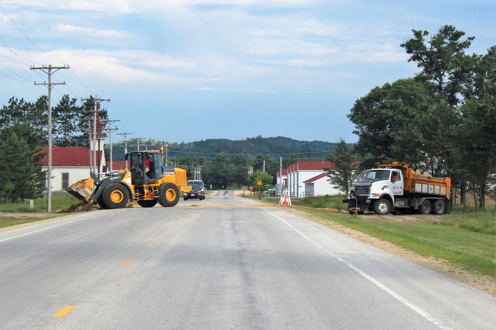 Construction operations at Fort McCoy