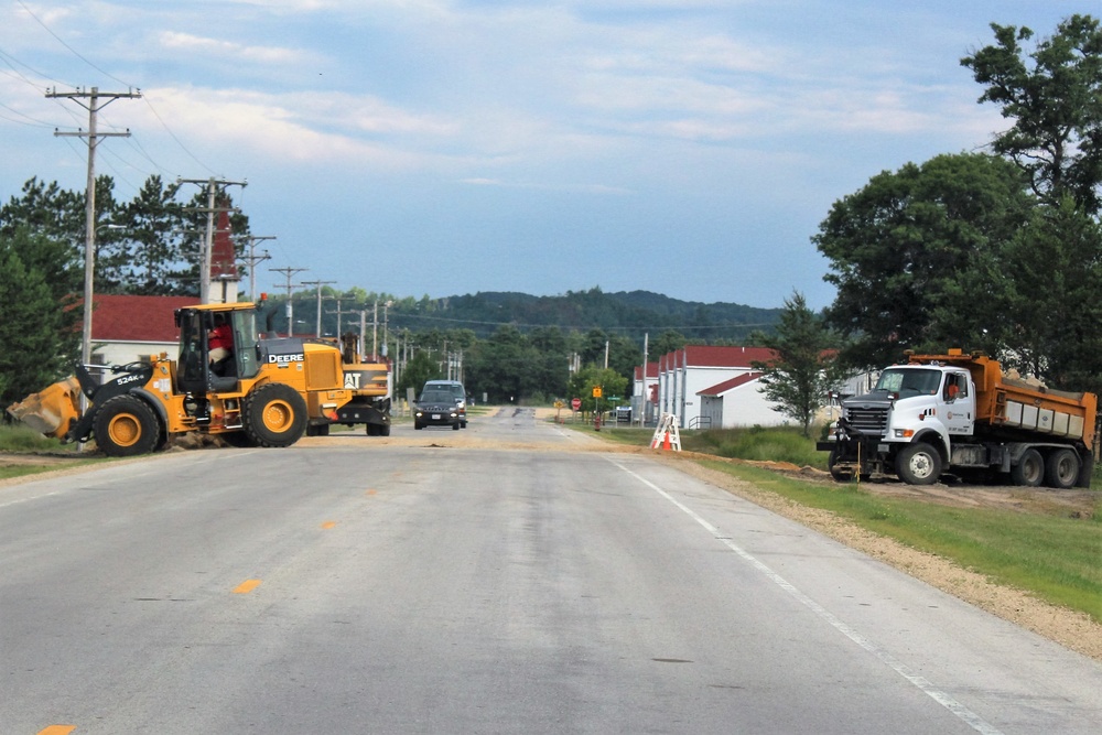 Construction operations at Fort McCoy