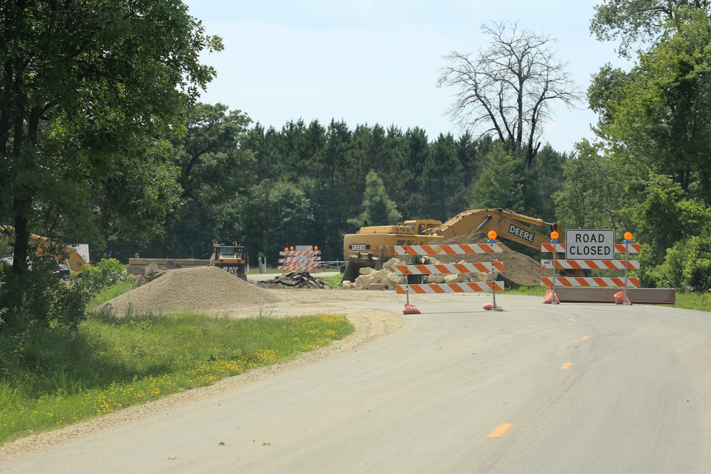 Construction operations at Fort McCoy