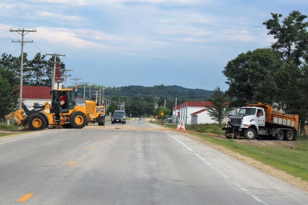 Construction operations at Fort McCoy