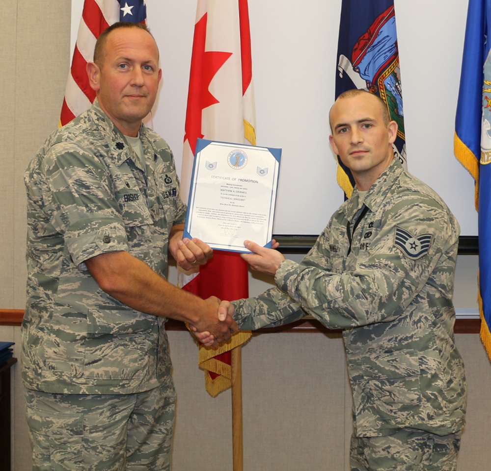 Grinnell Promoted to Technical Sergeant