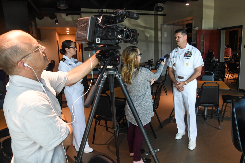 Force Master Chief James Osborne Meets with Members of Fargo's Native American Commission