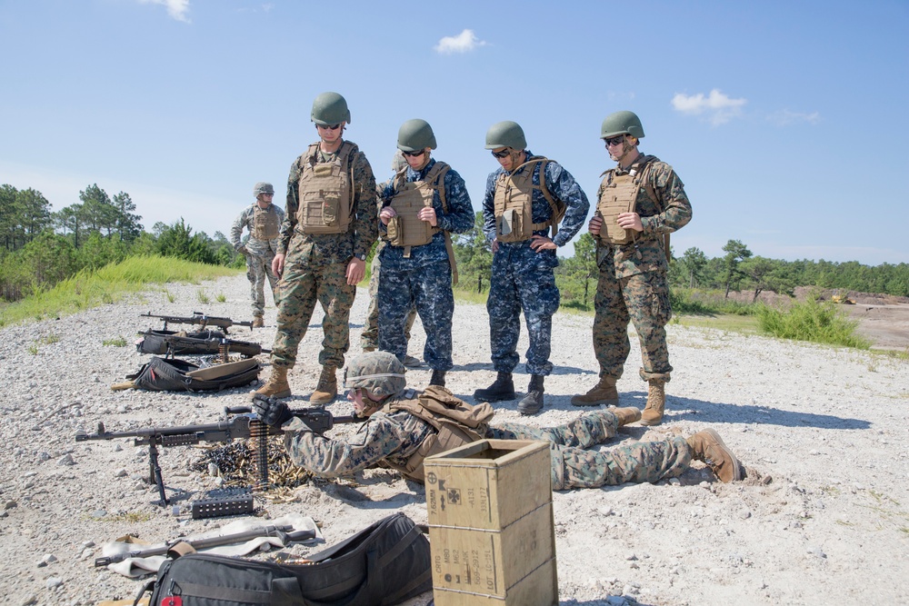 Midshipmen experience life as a Marine