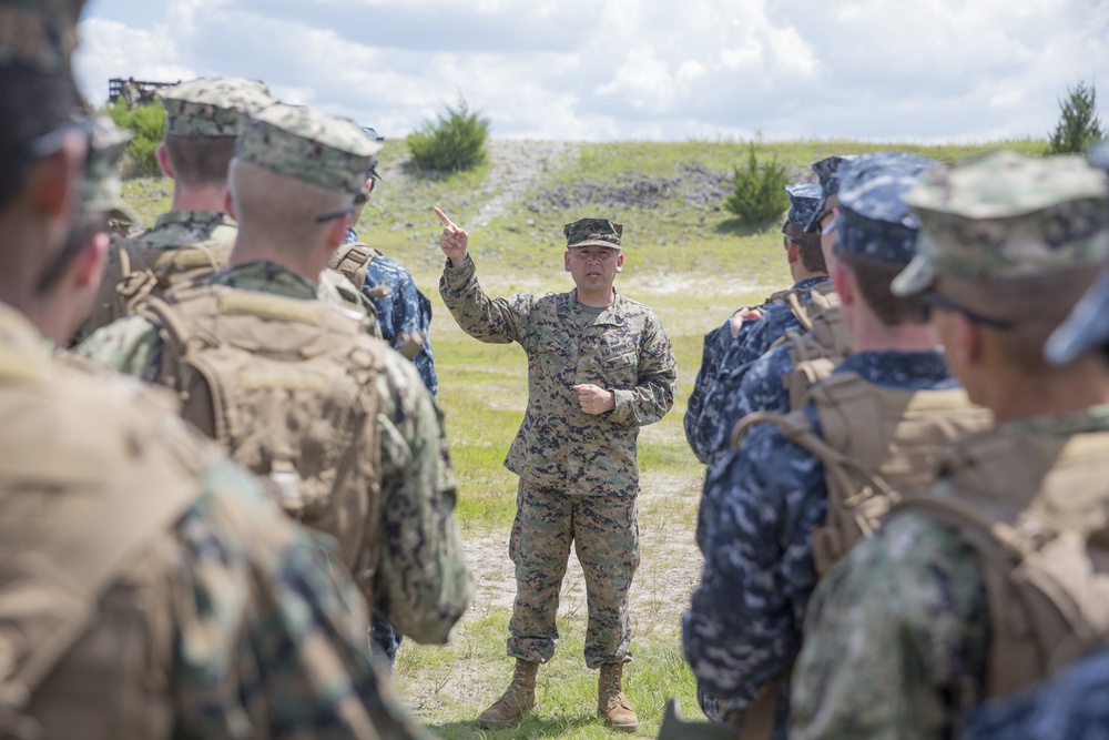 Midshipmen experience life as a Marine