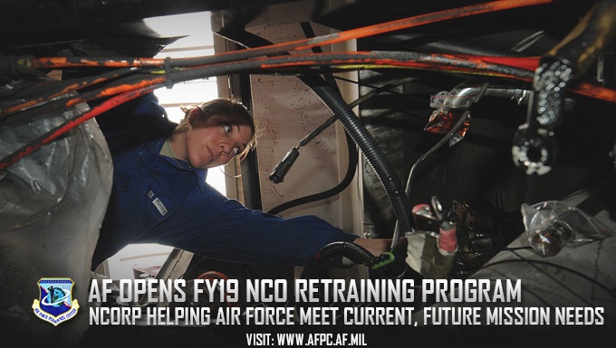 AF officials announce FY19 NCO Retraining Program