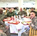 Members of the U.S. and Bulgarian Armed Forces discuss and plan future combined training exercises during a bilateral training conference.