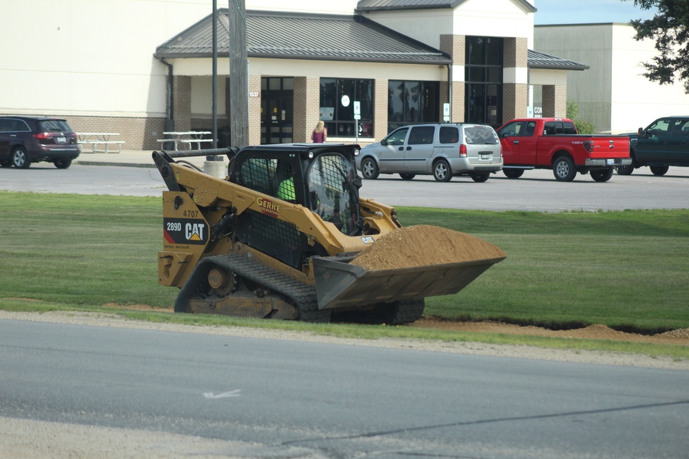 Construction operations at Fort McCoy