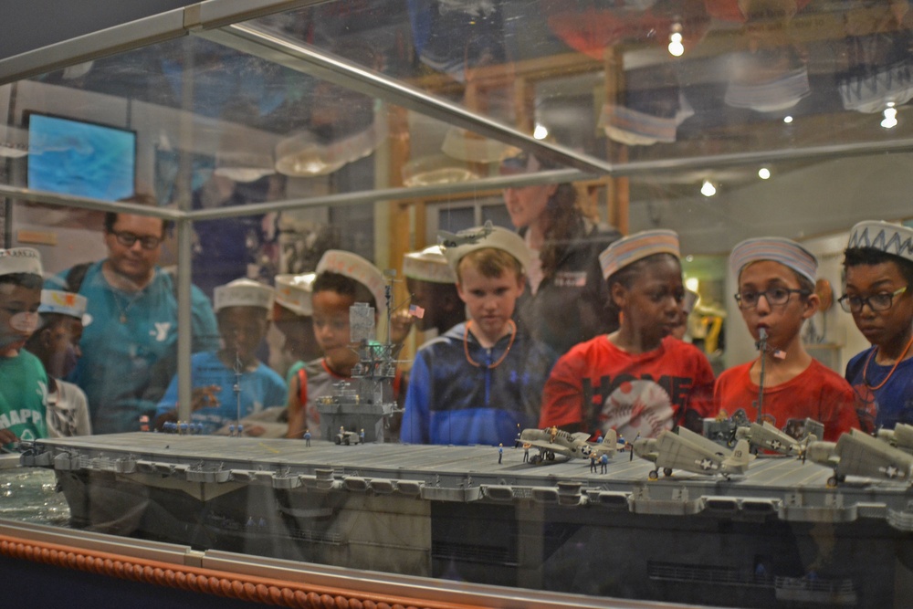 Campers invade Naval Museum