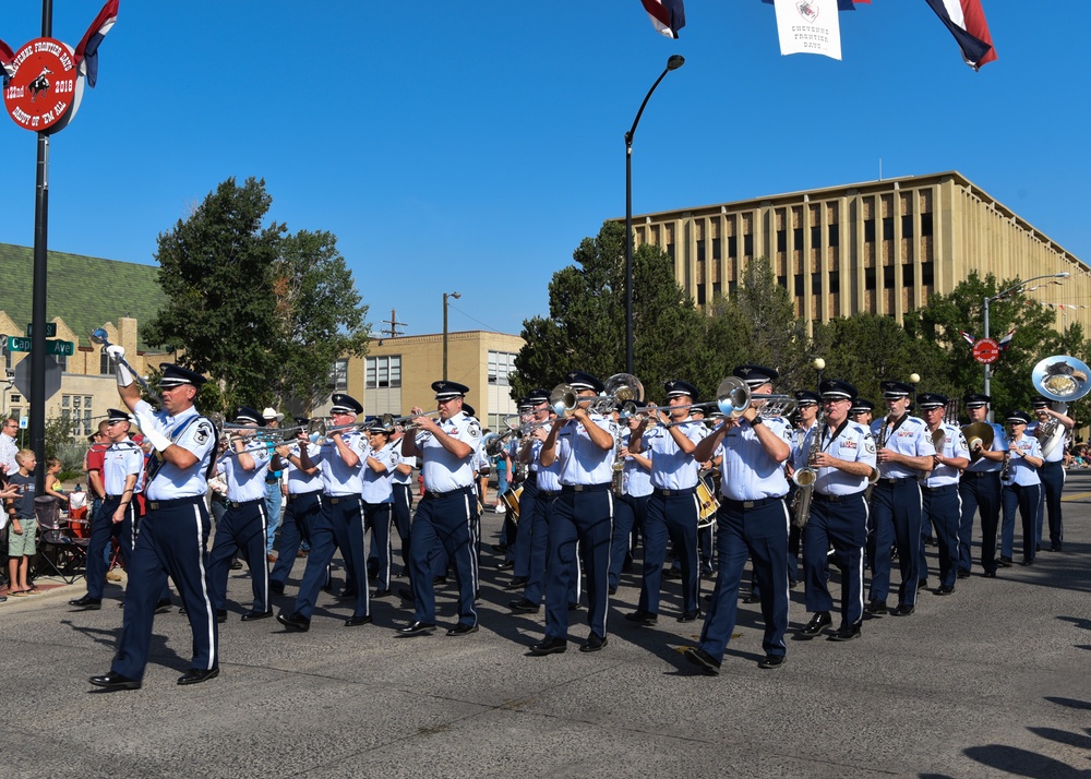 A grand entrance by Airman at CFD grand parade