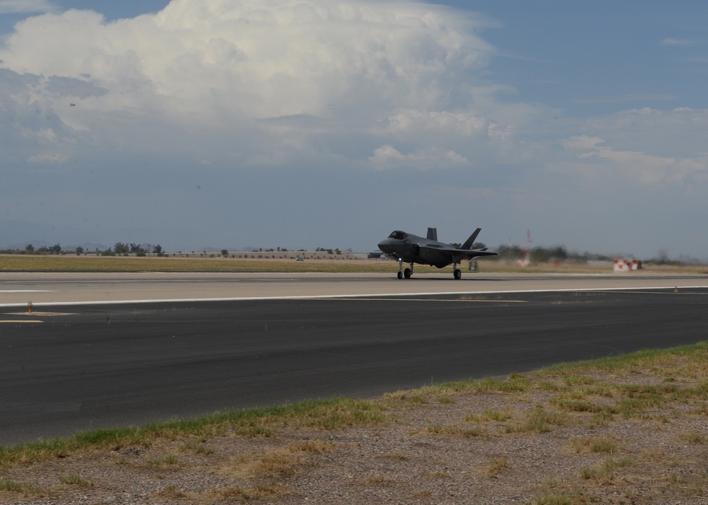 F-35 takeoffs and landings