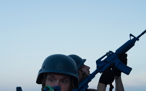 USS Preble conducts VBSS training