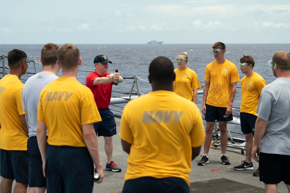 USS Preble at Sea