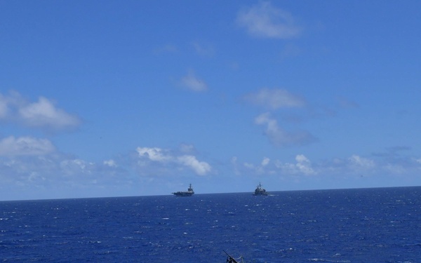 USS O’kane sails with partner nations during RIMPAC 2018 photo exercise