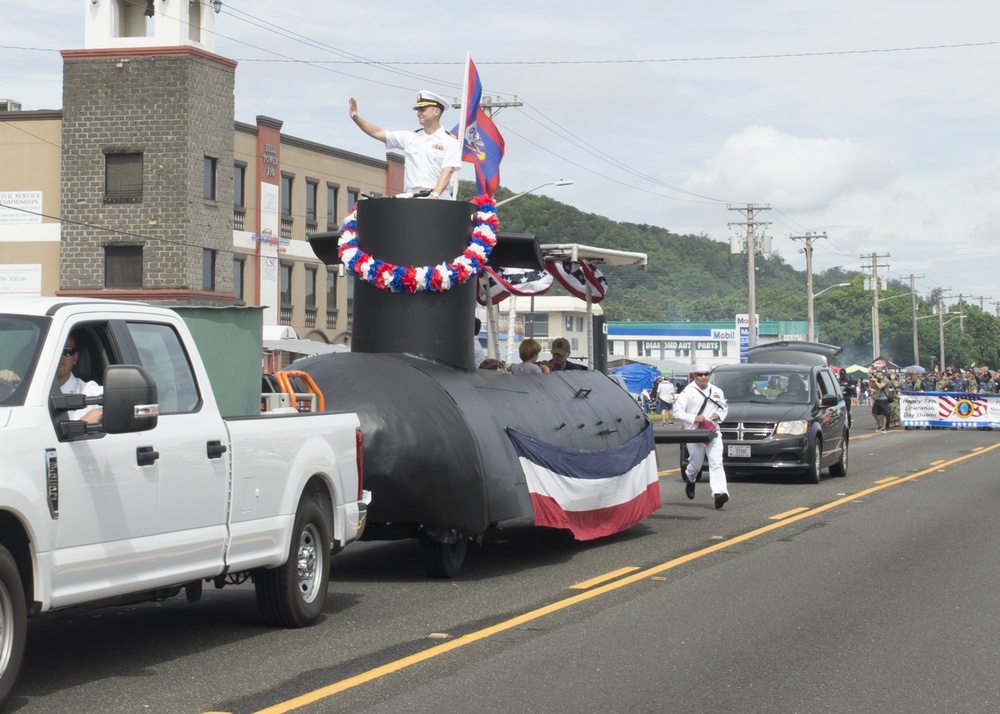 COMSUBRON 15 Celebrates 74th Guam Liberation Day During Parade