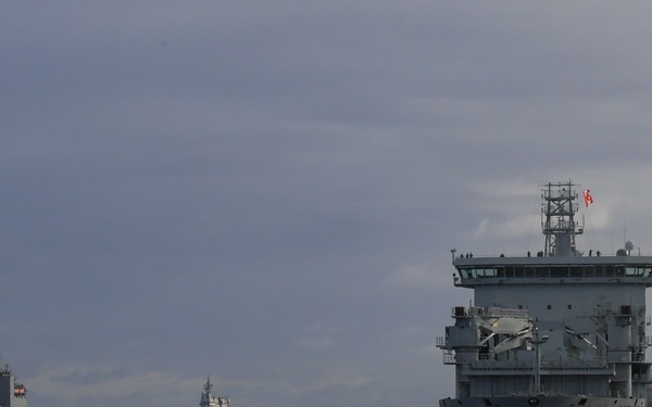 USS O’Kane sails with partner nations during RIMPAC