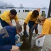 NMCP Sailors Volunteer to Clean Oyster Pods at Hospital Point Pier