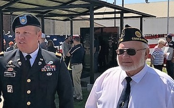 Rededicating a memorial