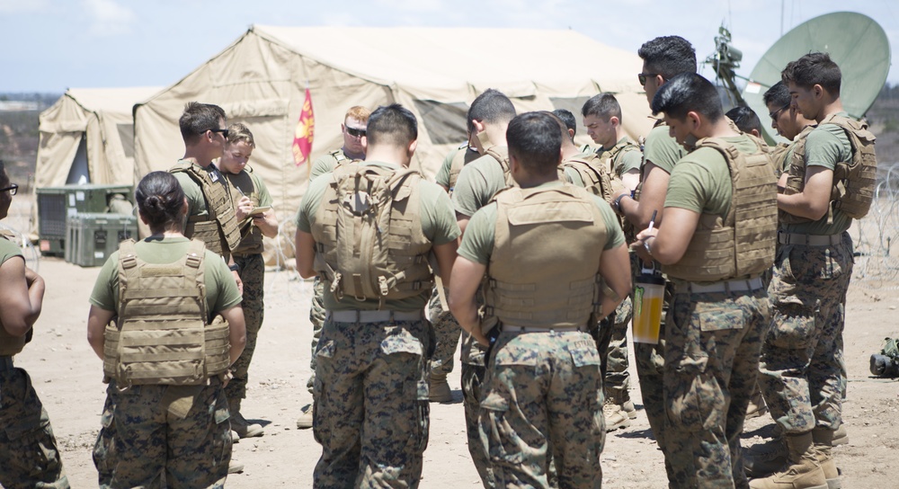 MWCS – 48 Marines conduct field training