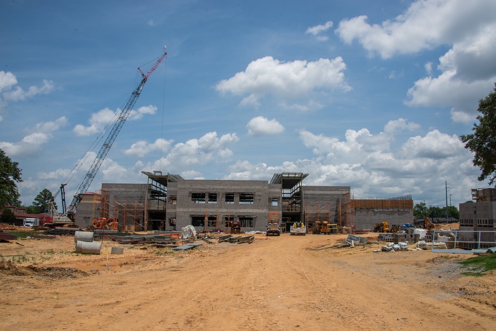 Progress Photos of on going Constrution at School on Maxwell