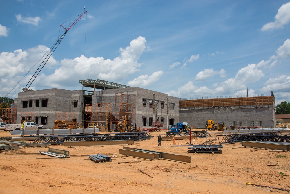 Progress Photos of on going Constrution at School on Maxwell