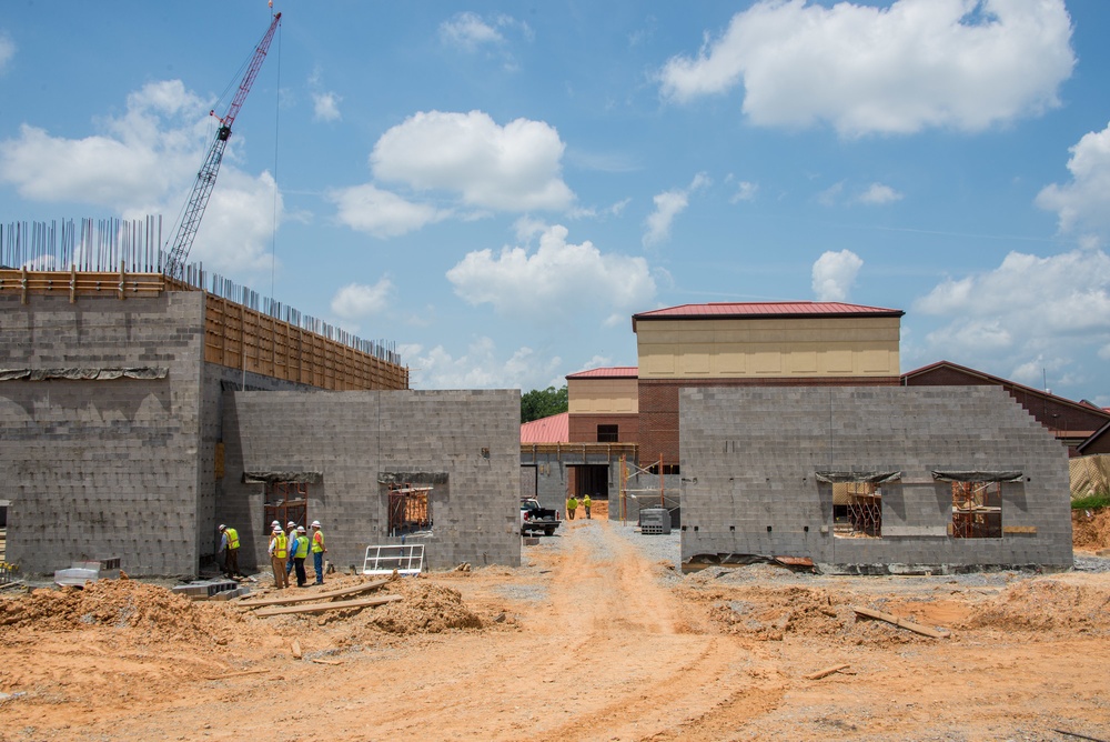 Progress Photos of on going Constrution at School on Maxwell