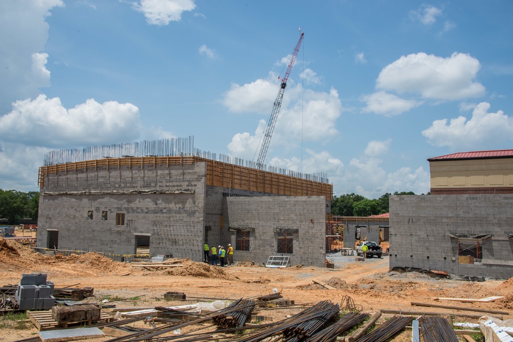 Progress Photos of on going Constrution at School on Maxwell