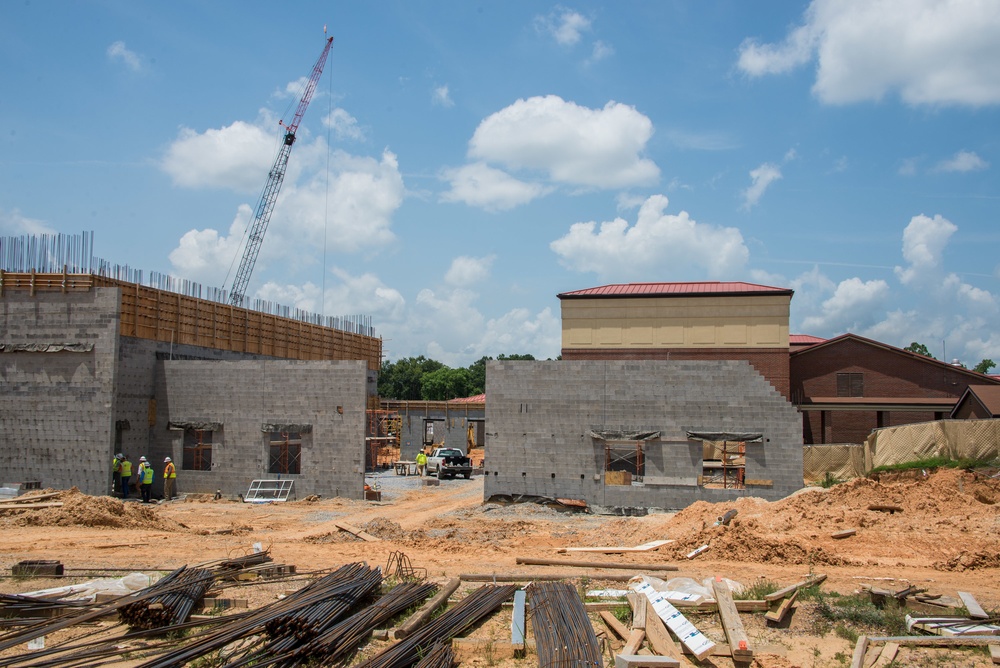 Progress Photos of on going Constrution at School on Maxwell