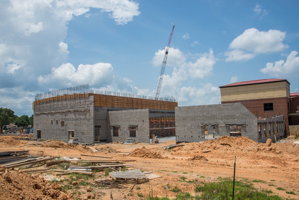 Progress Photos of on going Constrution at School on Maxwell