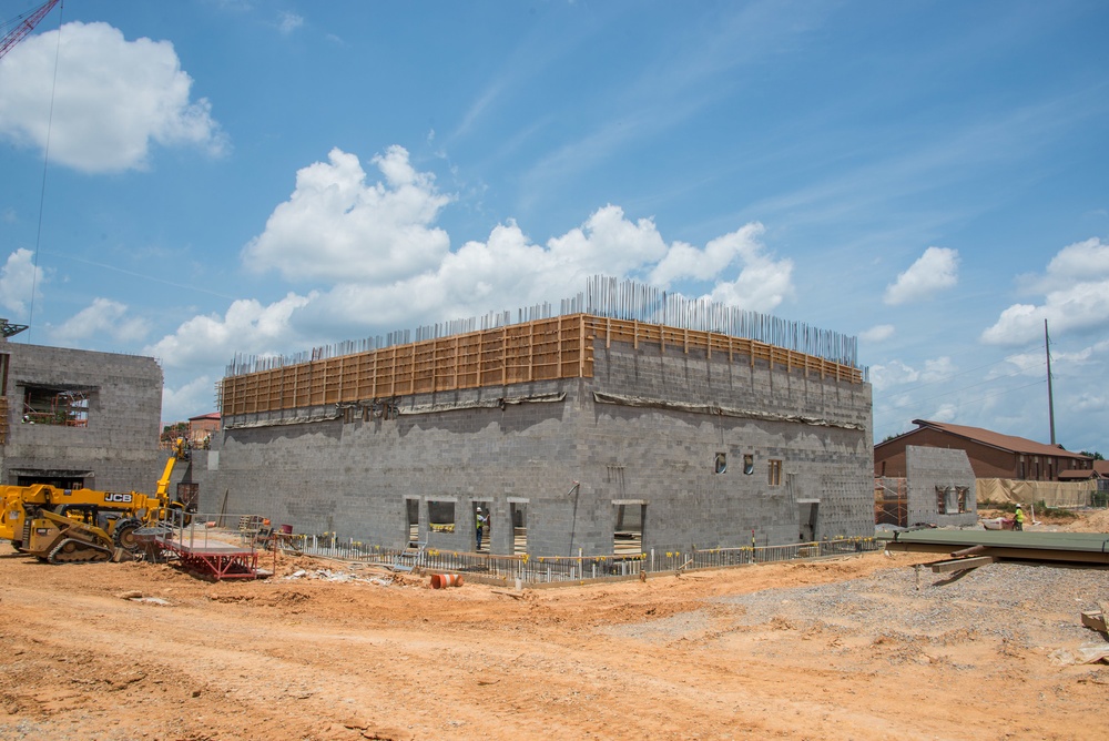 Progress Photos of on going Constrution at School on Maxwell