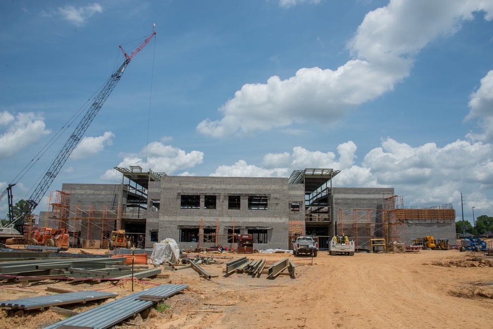 Progress Photos of on going Constrution at School on Maxwell