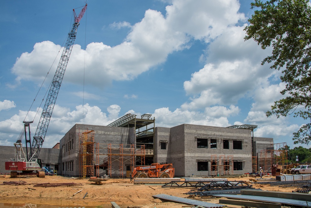 Progress Photos of on going Constrution at School on Maxwell