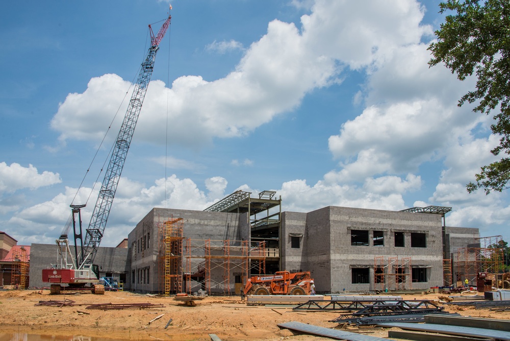 Progress Photos of on going Constrution at School on Maxwell