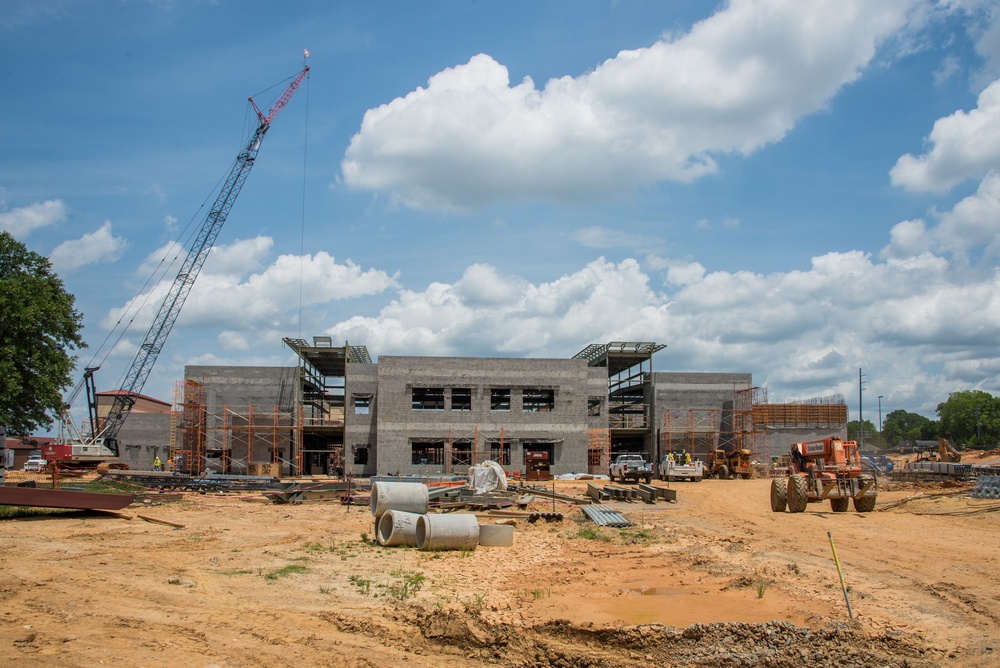 Progress Photos of on going Constrution at School on Maxwell