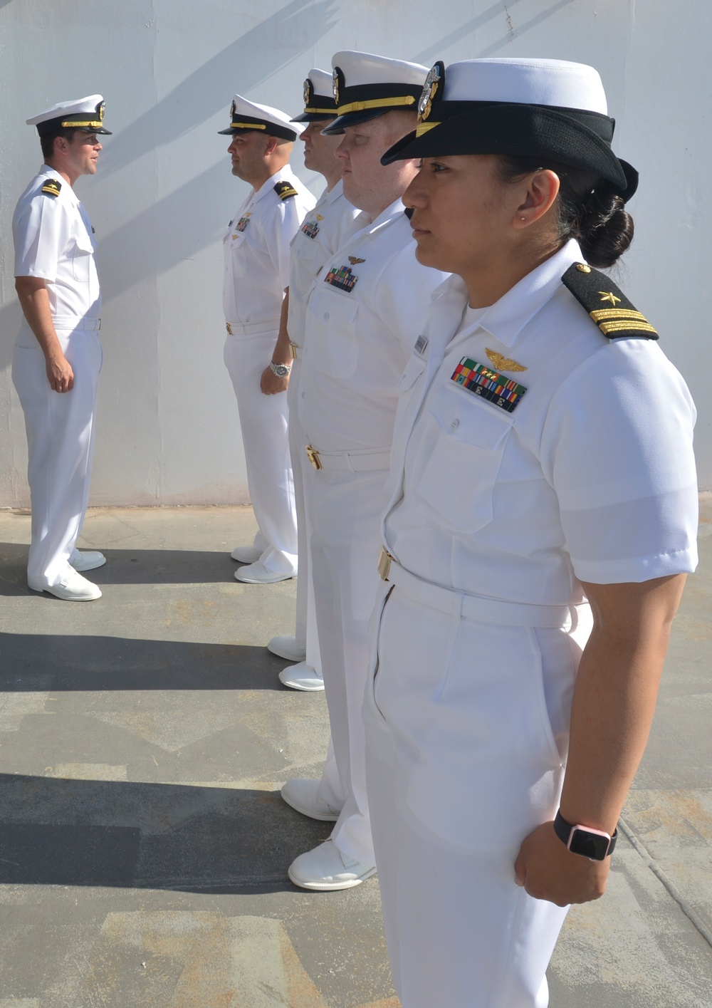 Sailors Conduct Inspection