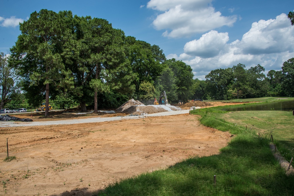 Soil replacement at Maxwell Golf Course