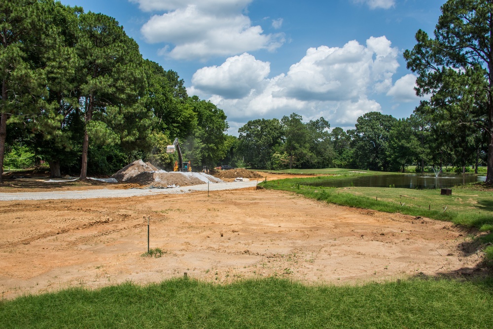 Soil replacement at Maxwell Golf Course